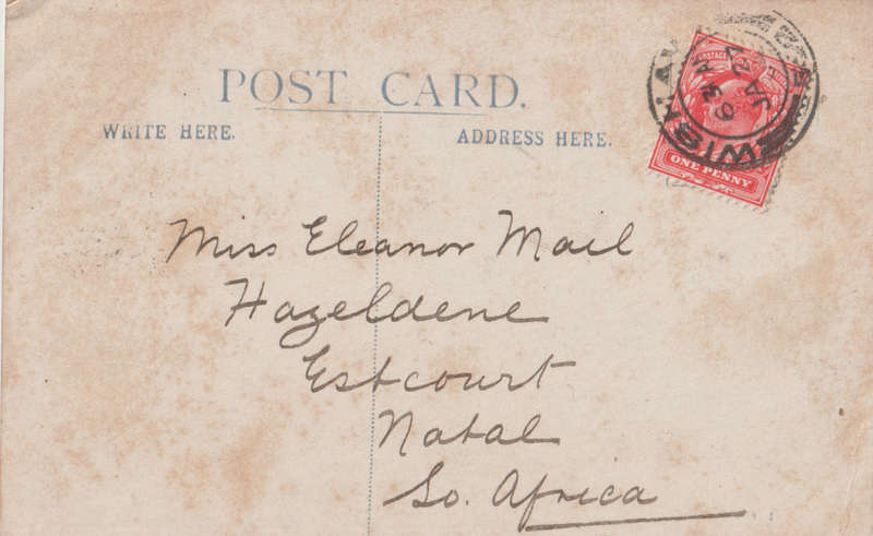 USED POST CARD 1904