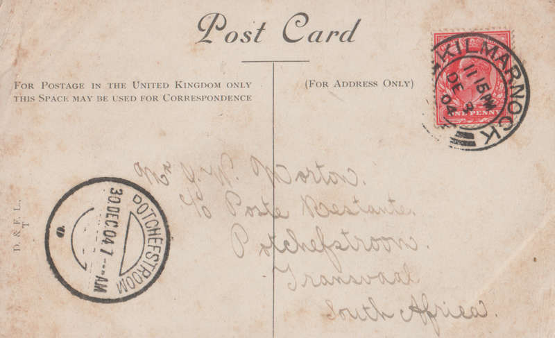 USED POST CARD 1904