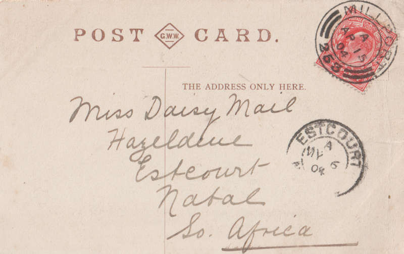 USED POST CARD 1904