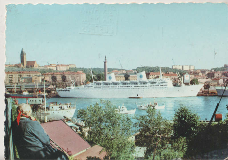 USED POST CARD SWEDAN