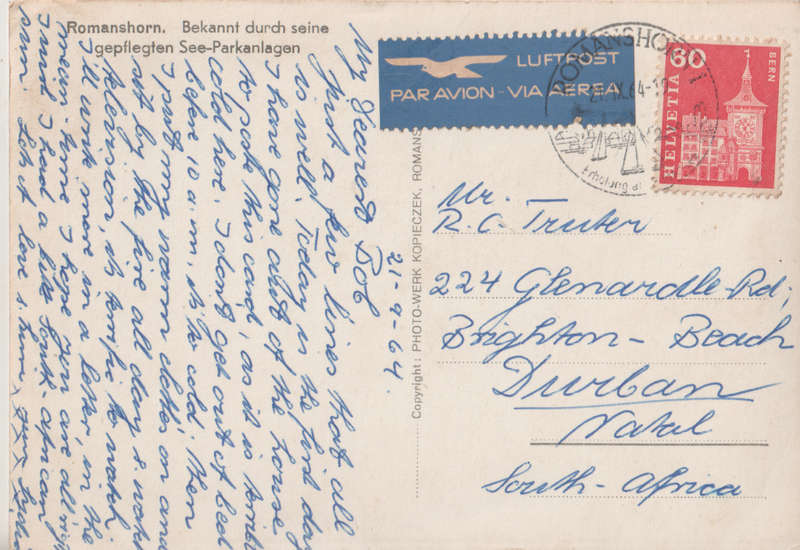 USED POST CARD