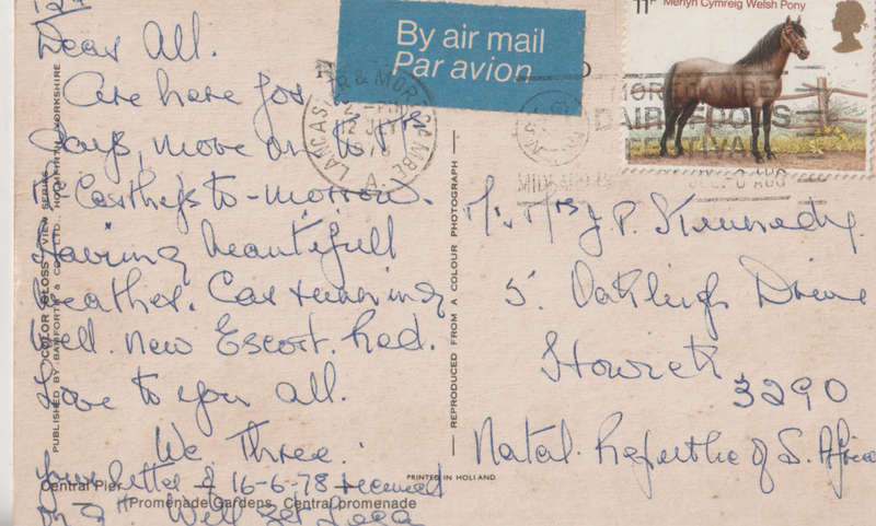 USED POST CARD