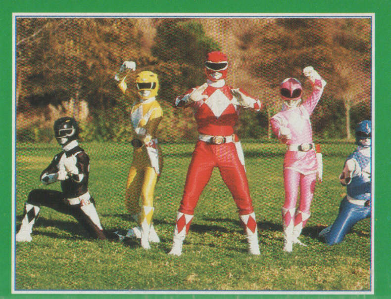 MERLIN COLLECTABLE POWER RANGERS STICKER #235