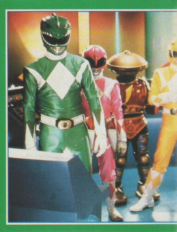 MERLIN COLLECTABLE POWER RANGERS STICKER #245