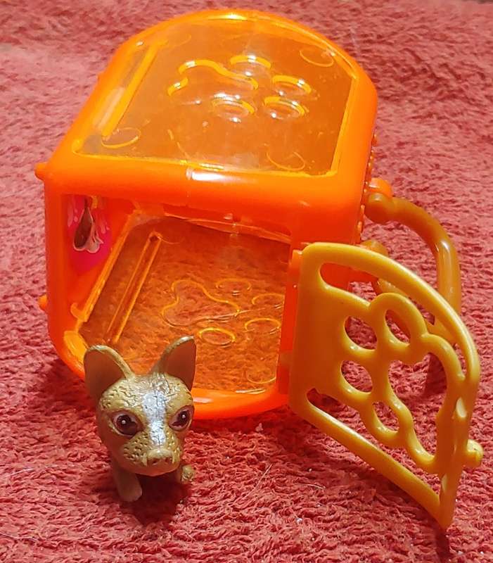 SMALL TOY DOG IN CARRY CASE
