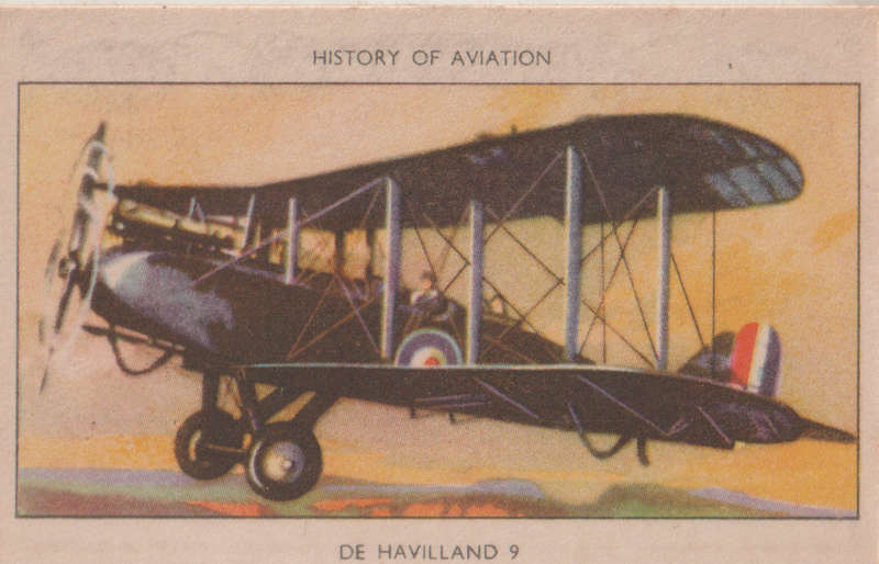CIGARETTE CARD HISTORY OF AVIATION #11