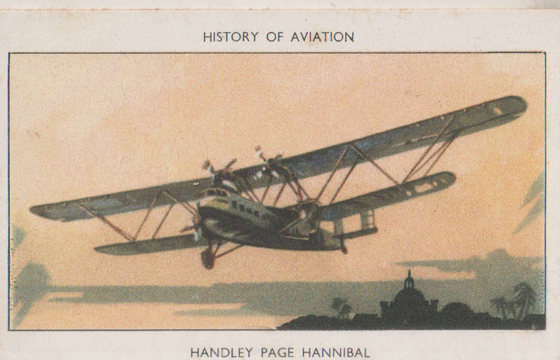 CIGARETTE CARD HISTORY OF AVIATION #24
