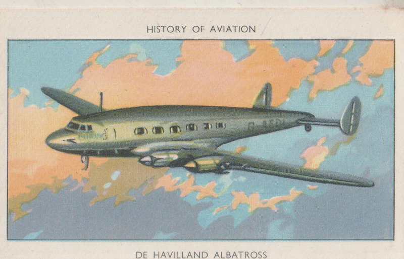 CIGARETTE CARD HISTORY OF AVIATION #34