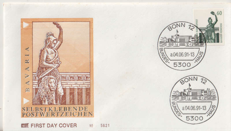 GERMANY 1991 Sightseeing FDC SG 2209