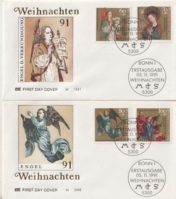 GERMANY 1991 Sorbian Legends FDC SG 2427-30