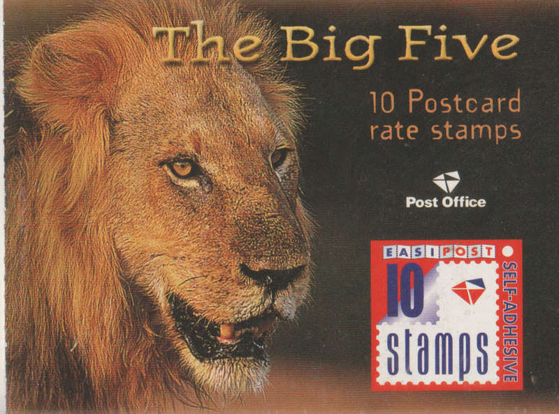 RSA 2001 Wildlife - The Big 5 COMPLETE BOOKLET UMM SACC 1374