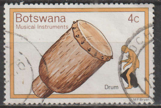 BOTSWANA 1976 Traditional Musical Instruments UNH SG 358