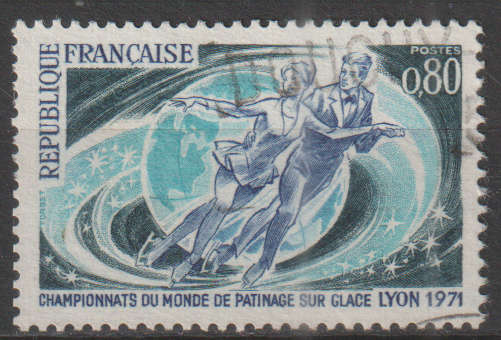 FRANCE 1971 World Ice Skating Championships, Lyon ULH SG 1911