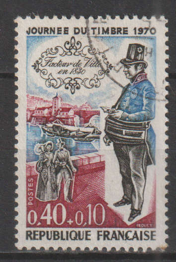 FRANCE  1970 Stamp Day ULH SG 1866