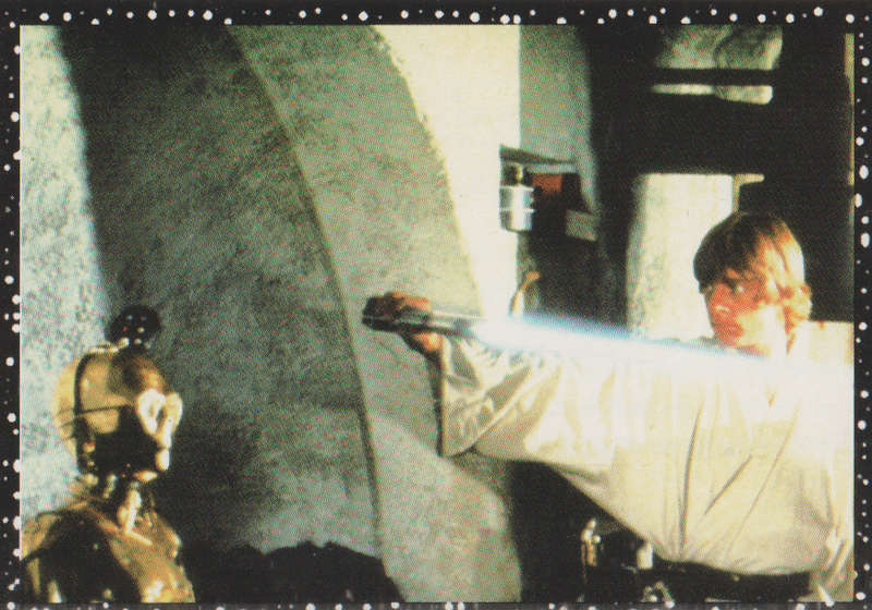 PANINI STAR WARS COLLECTABLE STICKER #12