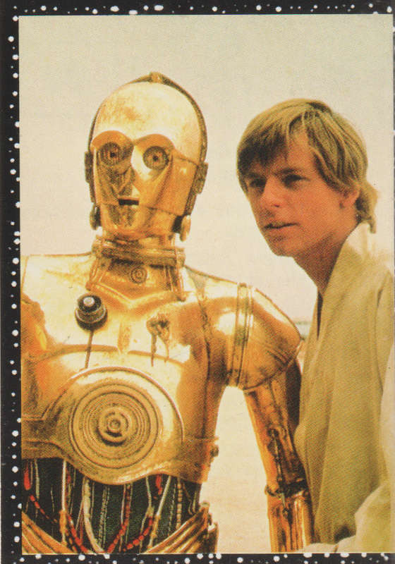 PANINI STAR WARS COLLECTABLE STICKER #14