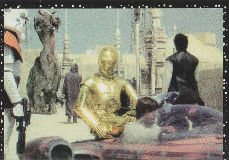 PANINI STAR WARS COLLECTABLE STICKER #16
