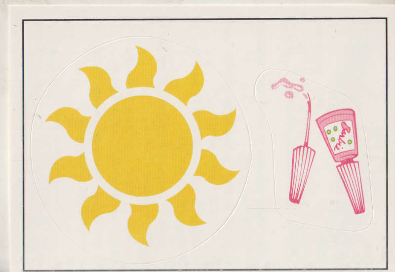 PANINI BARBIE STYLE COLLECTABLE STICKER #157