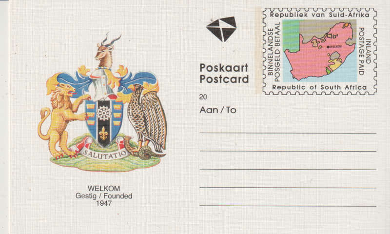RSA PRE PAID POST CARD