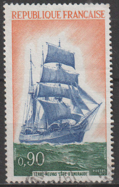 FRANCE 1972 French Sailing Ships UNH SG 1967