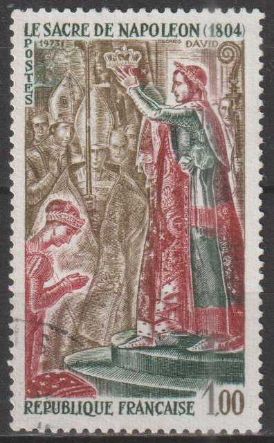 FRANCE 1973 The Coronation of Napoleon ULH SG 2019