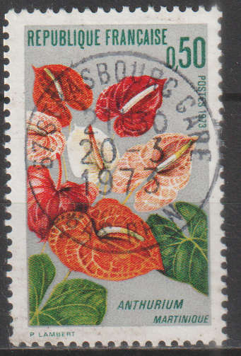 FRANCE 1973 Martinique Flower Cultivation ULH SG 1982