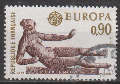 FRANCE 1974 EUROPA Stamps - Sculptures ULH SG 2039