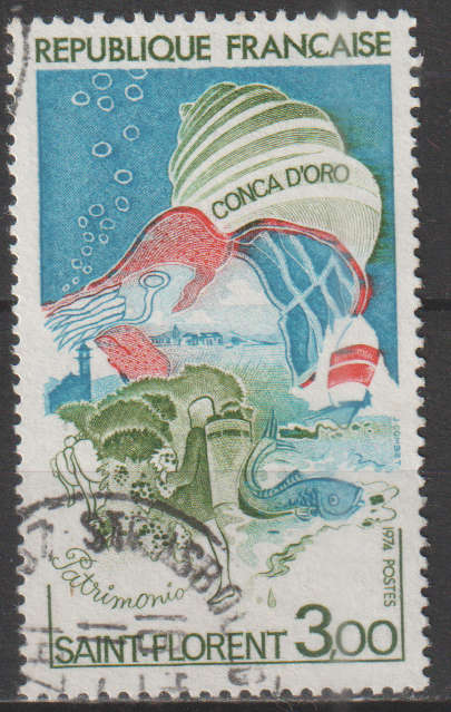 FRANCE 1974 Cornucopia of St. Florent ULH SG 2045