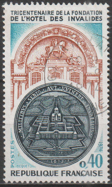 FRANCE 1974 The 300th Anniversary of `Hôtel des Invalides` ULH SG 2054