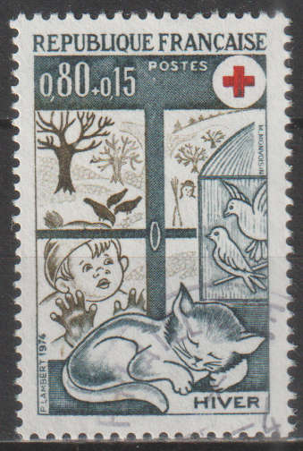 FRANCE 1974 Red Cross ULH SG 2060