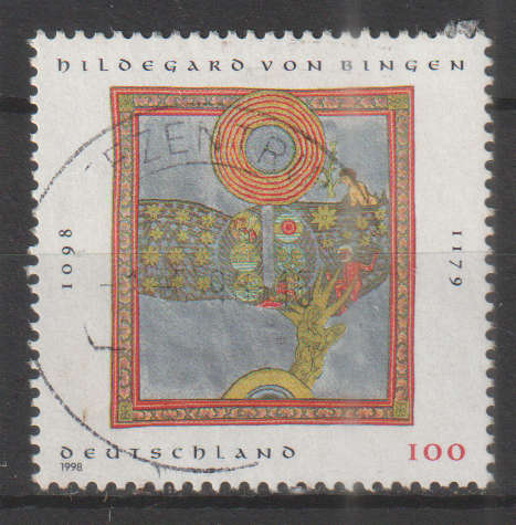 GERMANY 1998 The 900th Anniversary of the Birth of Hildegard of Bingen, Prioress ULH SG 2842