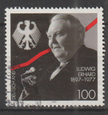 GERMANY 1997 The 100th Anniversary of the Birth of Ludwig Erhard ULH SG 2756