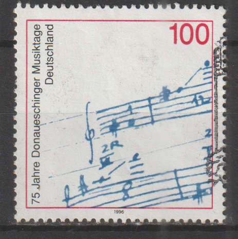 GERMANY 1996 The 100th Anniversary of the Death of Anton Bruckner, Composer ULH SG 2741