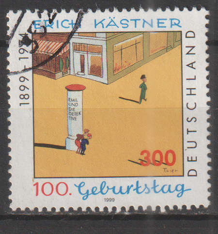 GERMANY 1999 The 100th Anniversary of the Birth of Erich Kästner, Writer ULH SG 2890
