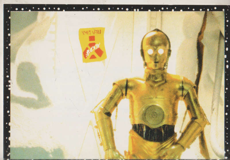 PANINI STAR WARS COLLECTABLE STICKER #68