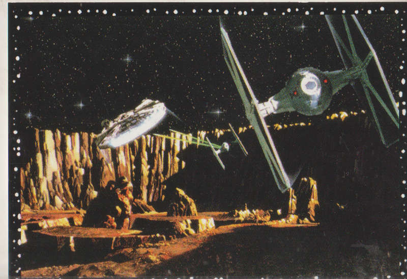 PANINI STAR WARS COLLECTABLE STICKER #81