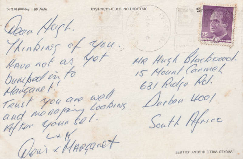 USED POST CARD