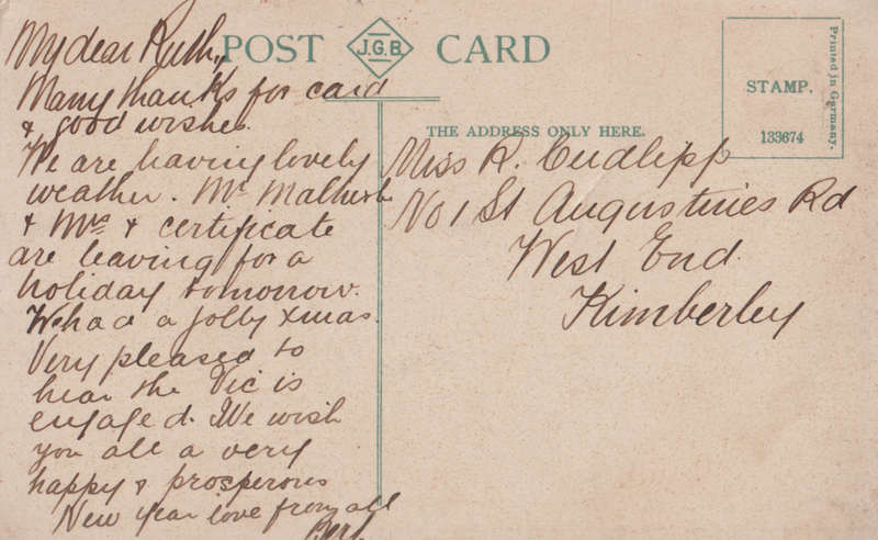 USED POST CARD