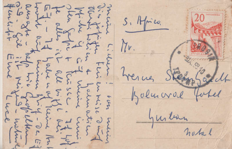 USED POST CARD