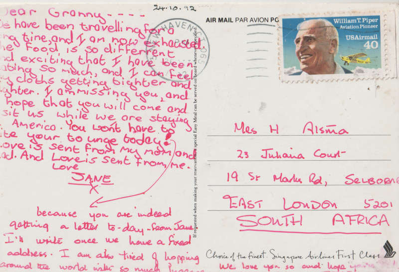 USED POST CARD