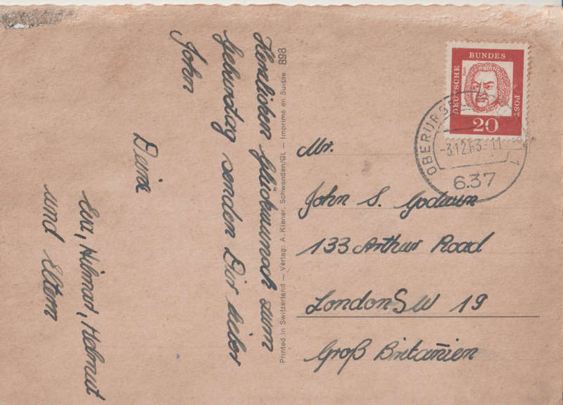 USED POST CARD