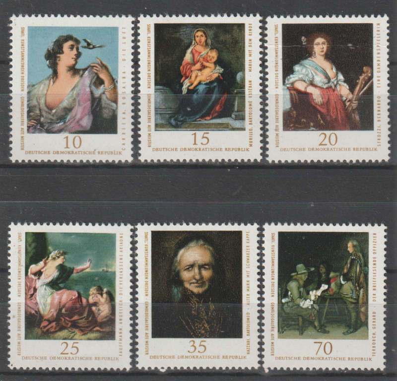 DDR 1976 Paintings UMM SG E1908-13