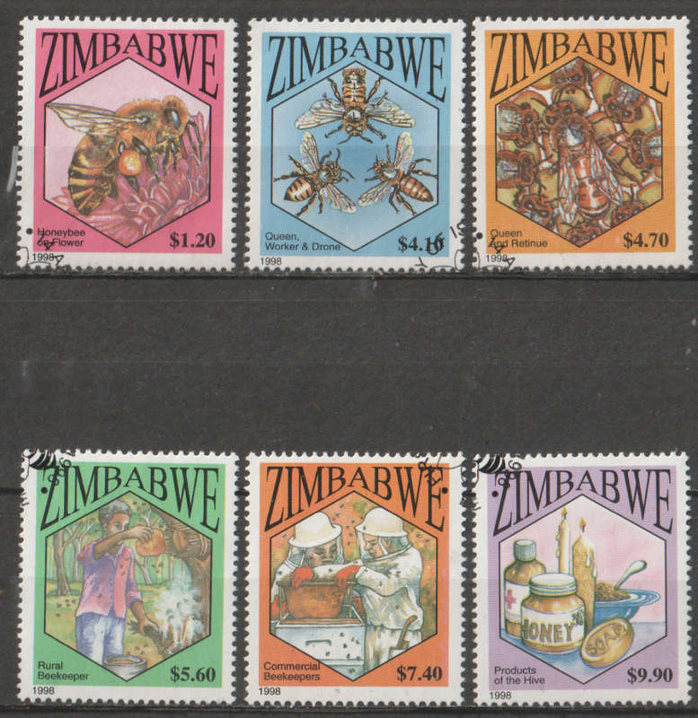 ZIMBABWE 1998 Bee and Bee-keeping UNH SG 964-9