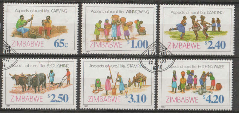 ZIMBABWE 1997 Rural Life UNH SG 948-53