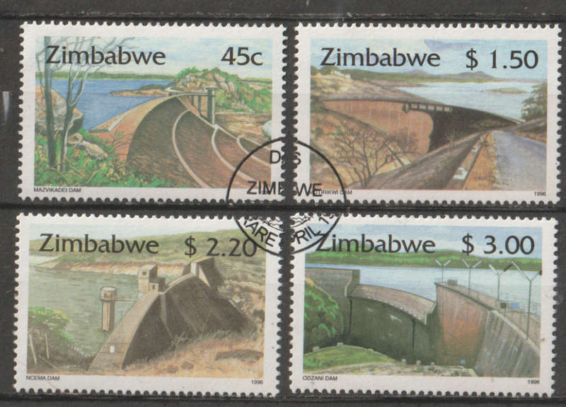 ZIMBABWE 1996 Dams of Zimbabwe UNH SG 924-7