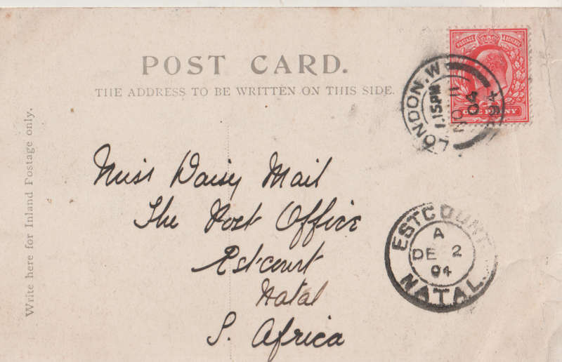 USED POST CARD 1904