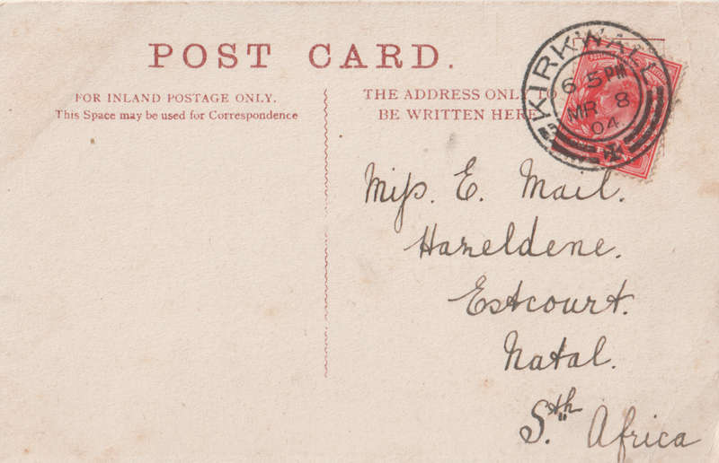 USED POST CARD 1904
