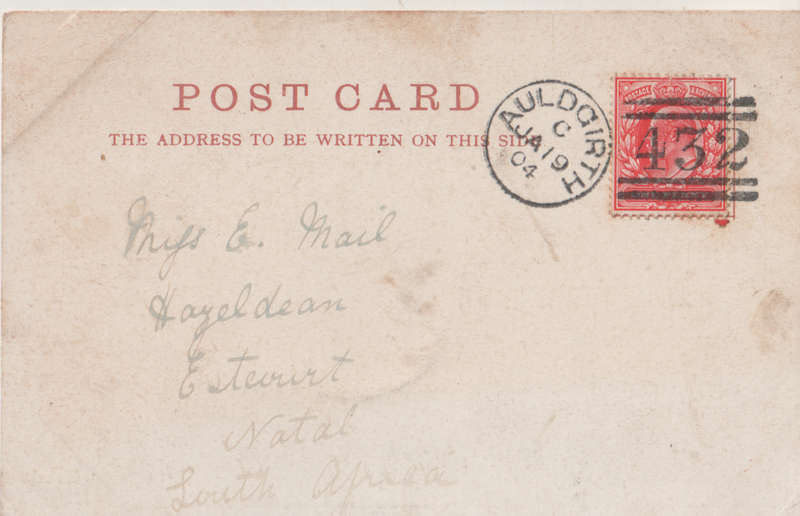 USED POST CARD 1904