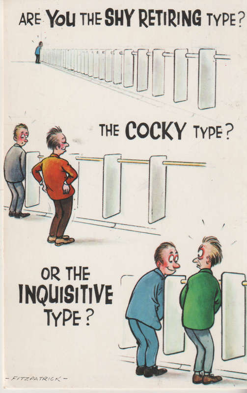 MINT POST CARD CARTOON