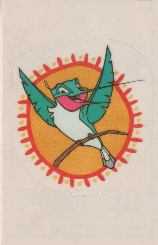 PANINI POCAHONTAS COLLECTABLE STICKERS #34